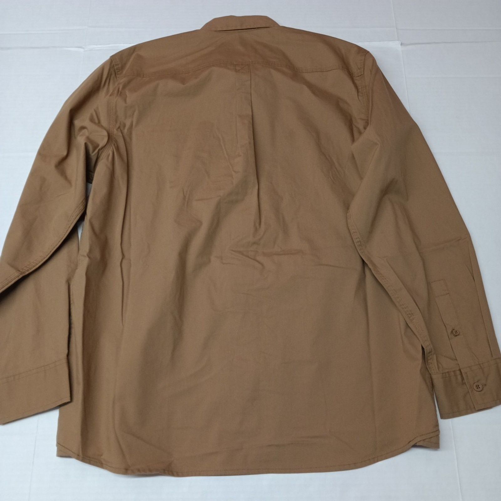 Wrangler Wrangler Big Men's Relaxed Fit Woven Shirt Size L Brown Size US L / EU 52-54 / 3 - 9 Thumbnail