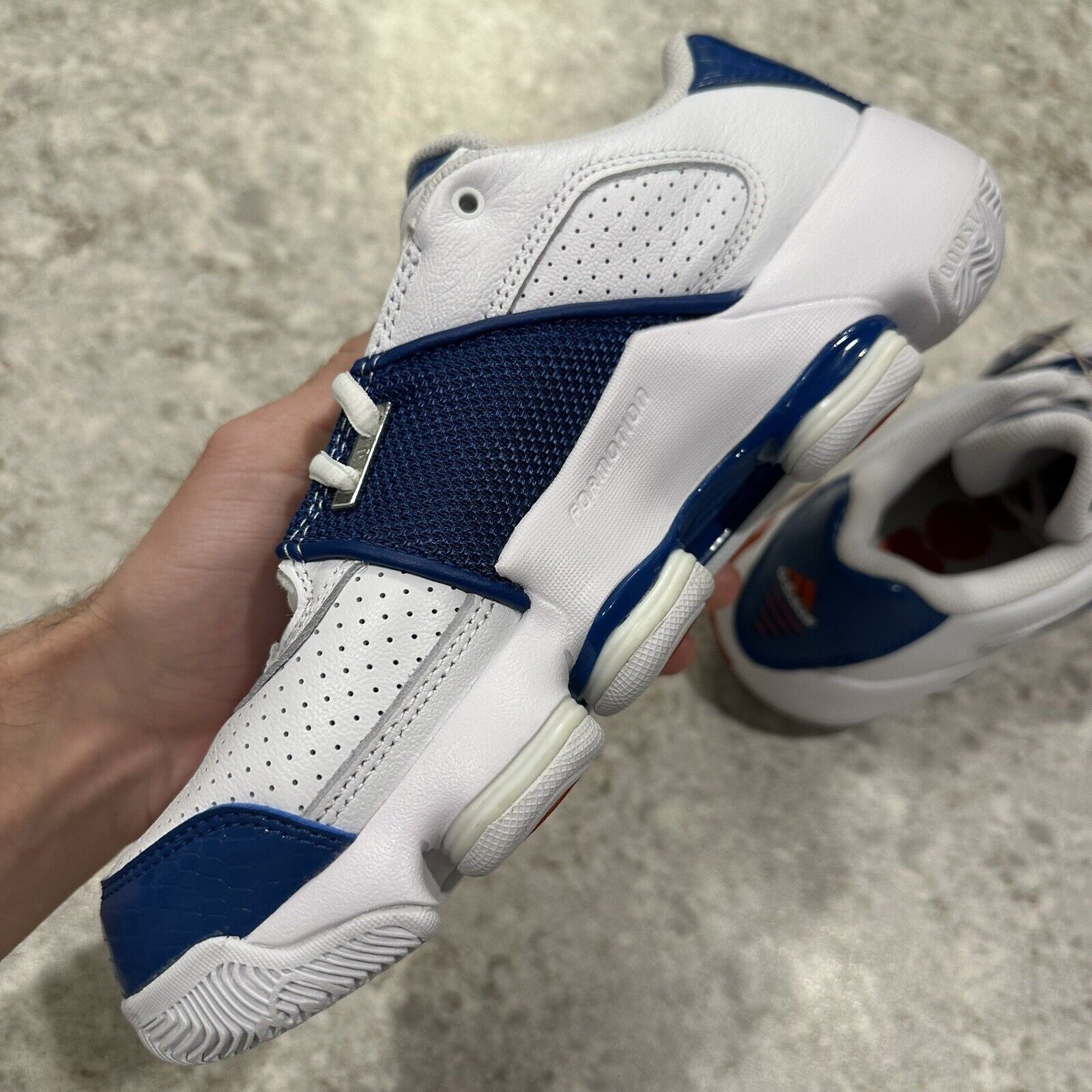 Adidas Size 7 - adidas Gil Zero Restomod White Blue Orange Gilbert Size US 7 / EU 40 - 13 Thumbnail