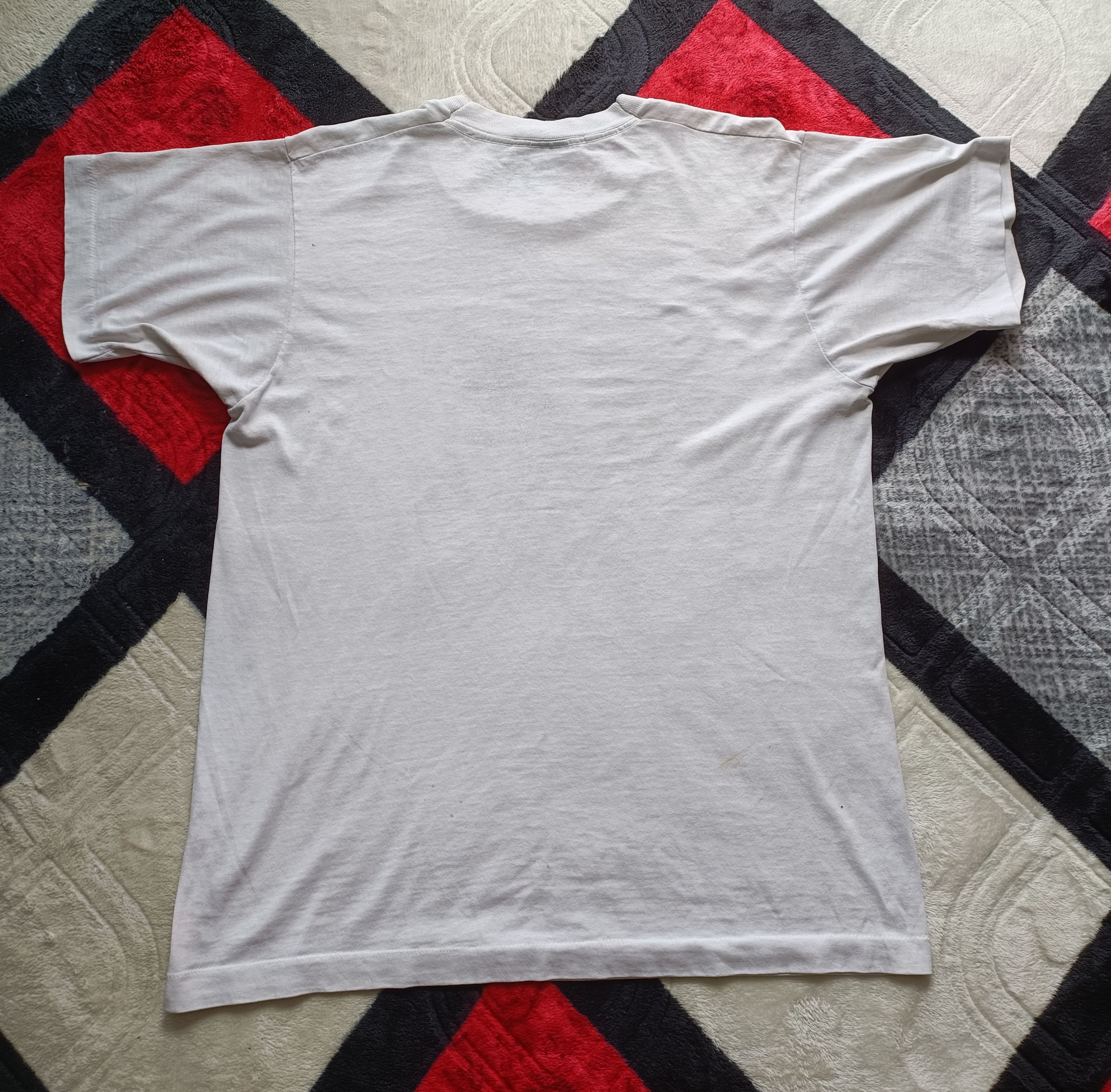 Vintage Vintage 1990 Screen Star T Shirt Single Stitch L White Size US L / EU 52-54 / 3 - 4 Thumbnail