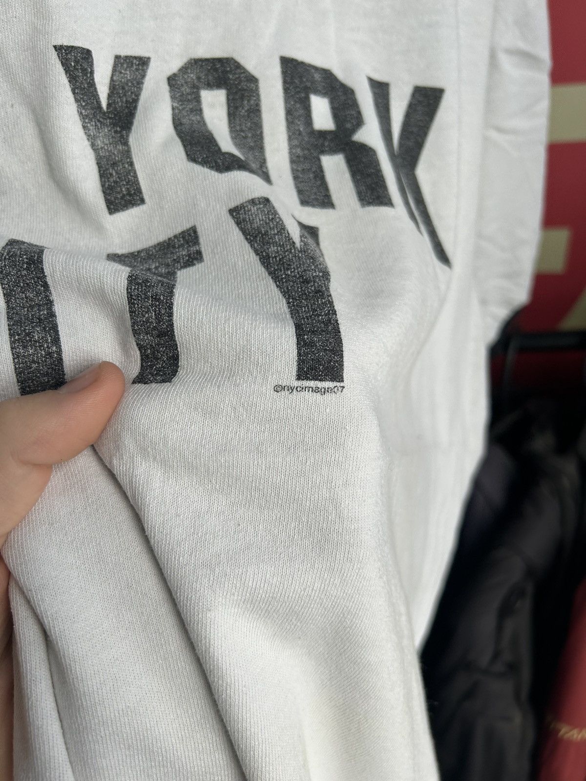 Anvil × Vintage Anvil NY City Vintage Big Logo T-shirt White Size XL Size US XL / EU 56 / 4 - 7 Thumbnail