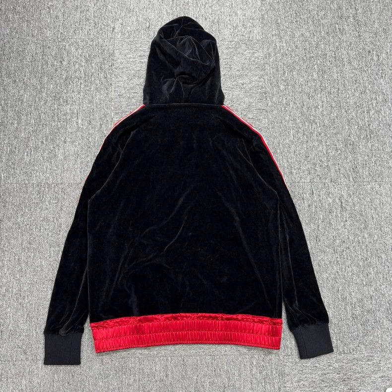 Gucci Gucci Velvet Hoodie with Green Wolf Design-2505 Size US XXL / EU 58 / 5 - 2 Thumbnail