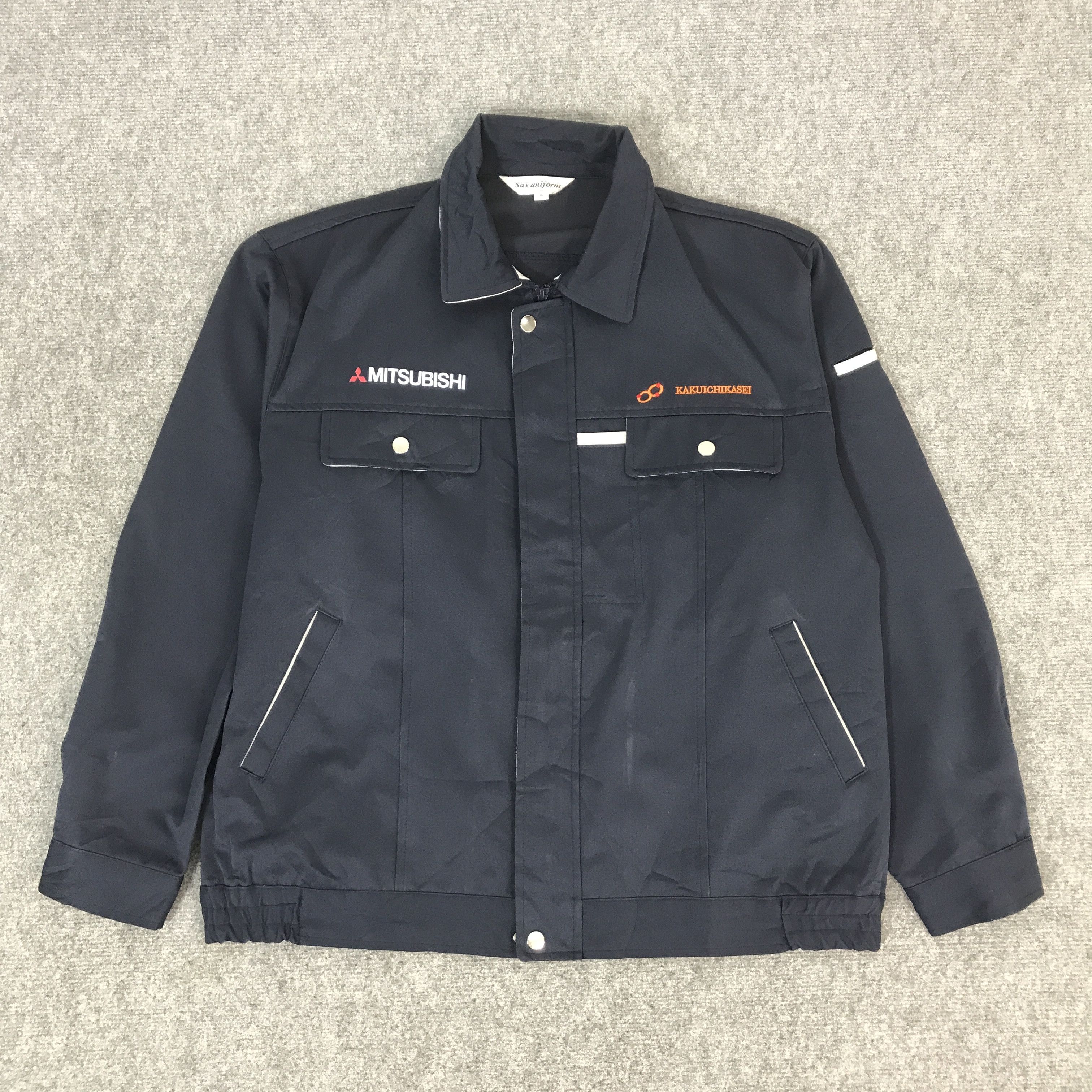 Japanese Brand VINTAGE MITSUBISHI RACING TEAM UNIFORM JACKET Size US L / EU 52-54 / 3 - 2 Thumbnail
