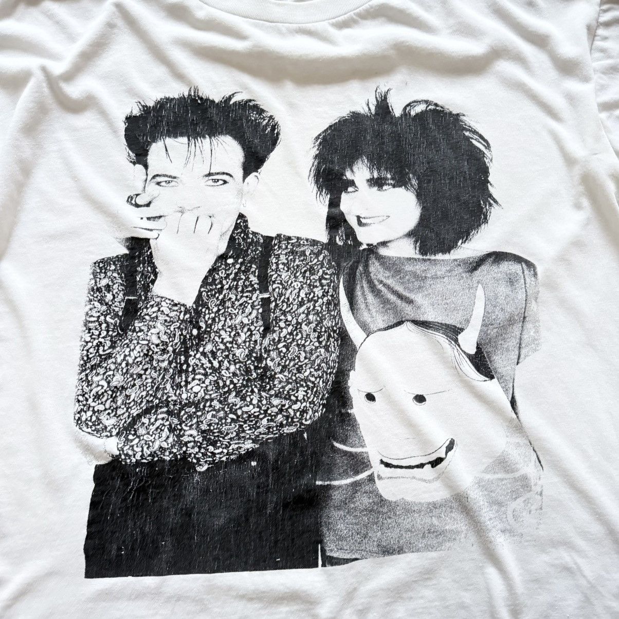 Band Tees 80s Robert Smith & Siouxsie Sioux The Banshees Cure T-Shirt Size US M / EU 48-50 / 2 - 2 Thumbnail