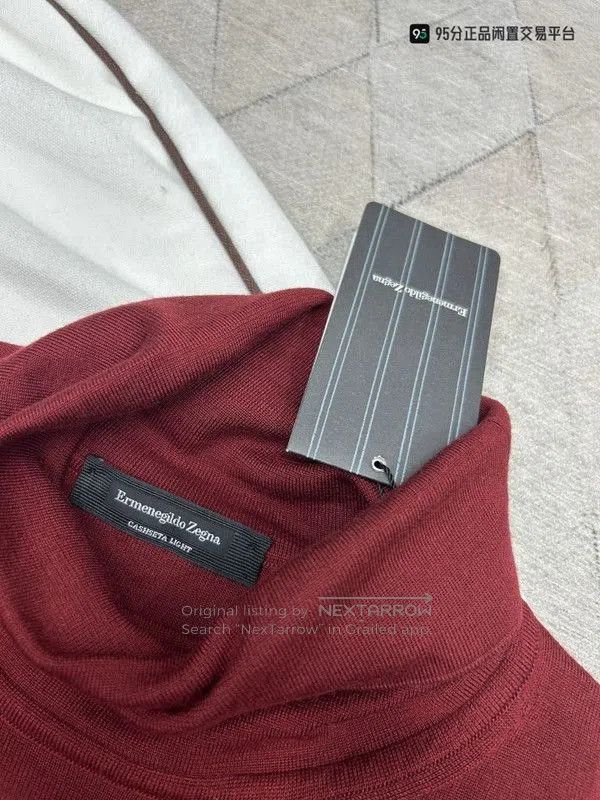 Ermenegildo Zegna Zegna Solid Long Sleeve Cashmere Turtleneck Sweater. Size US XL / EU 56 / 4 - 3 Thumbnail