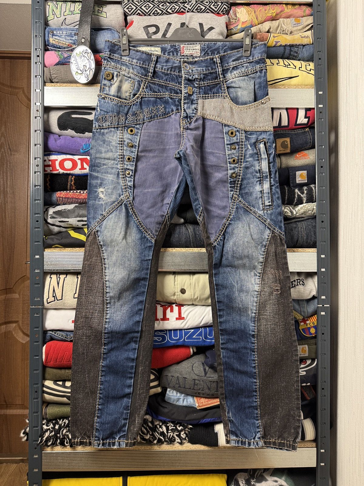 If Six Was Nine Vintage y2k Kapital style patchwork jeans avant garde Y2k Size US 32 / EU 48 - 1 Thumbnail