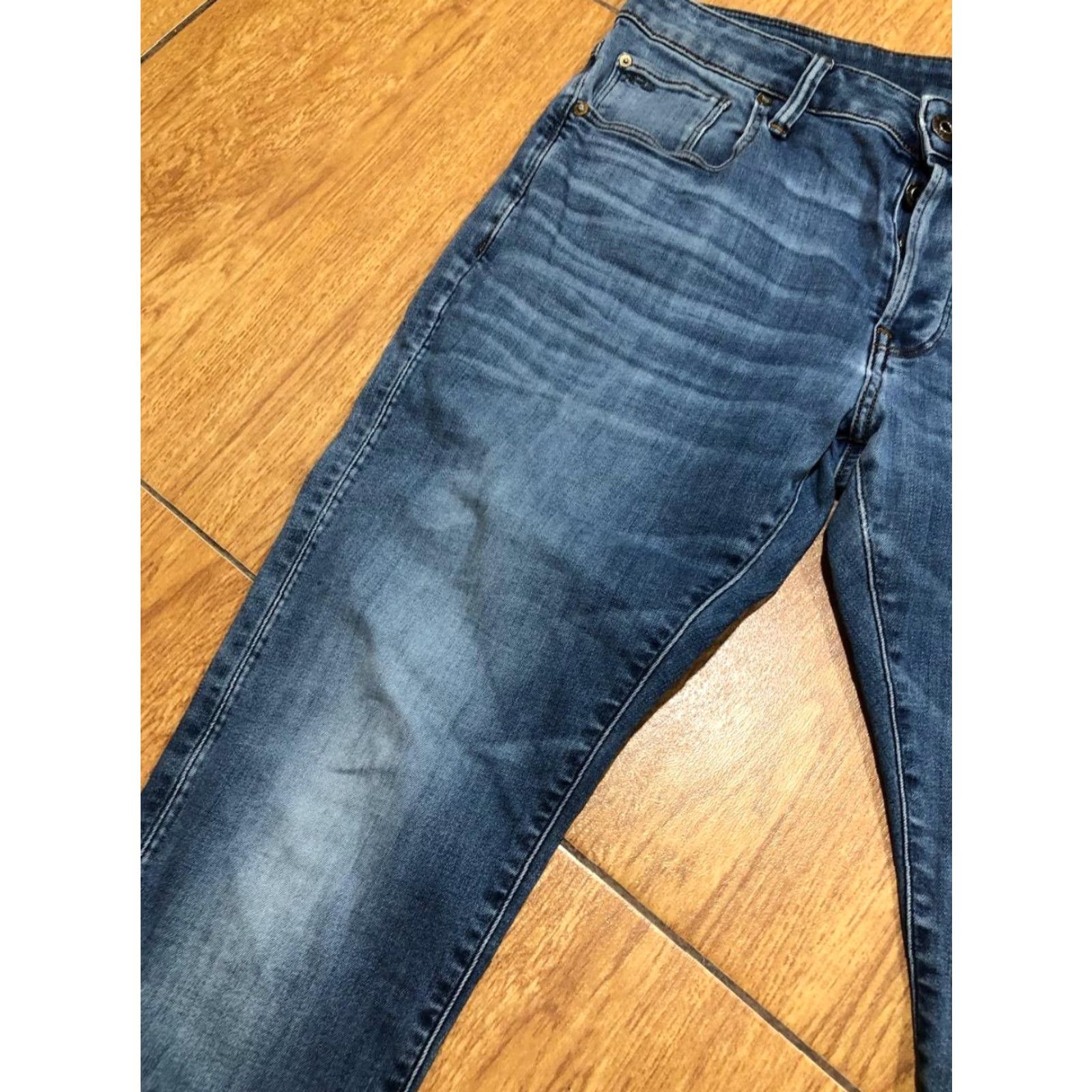 G-Star 3301 Jeans Straight 32x32 MENS Regular Denim Blue 5-Pocket