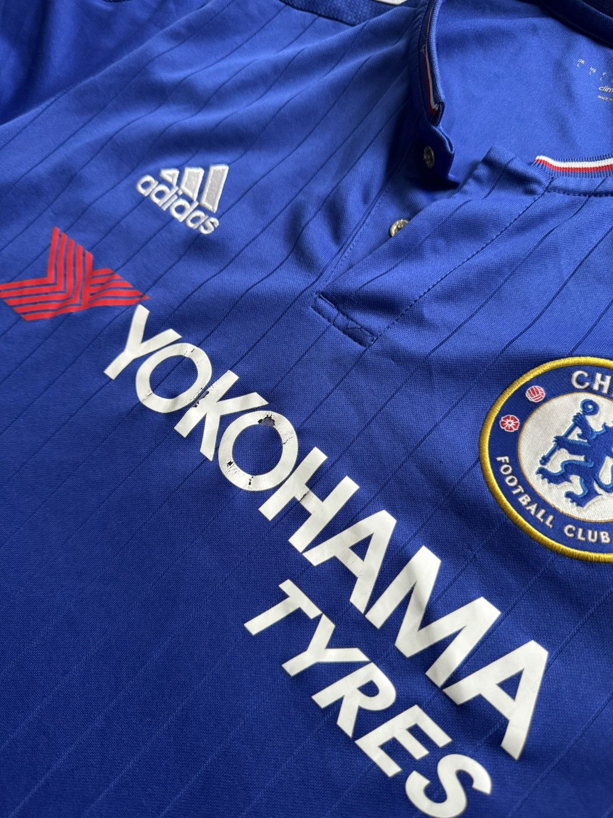 Vintage Yokohama tyres vintage Adidas tee rare jersey Chelsea Size US L / EU 52-54 / 3 - 3 Thumbnail