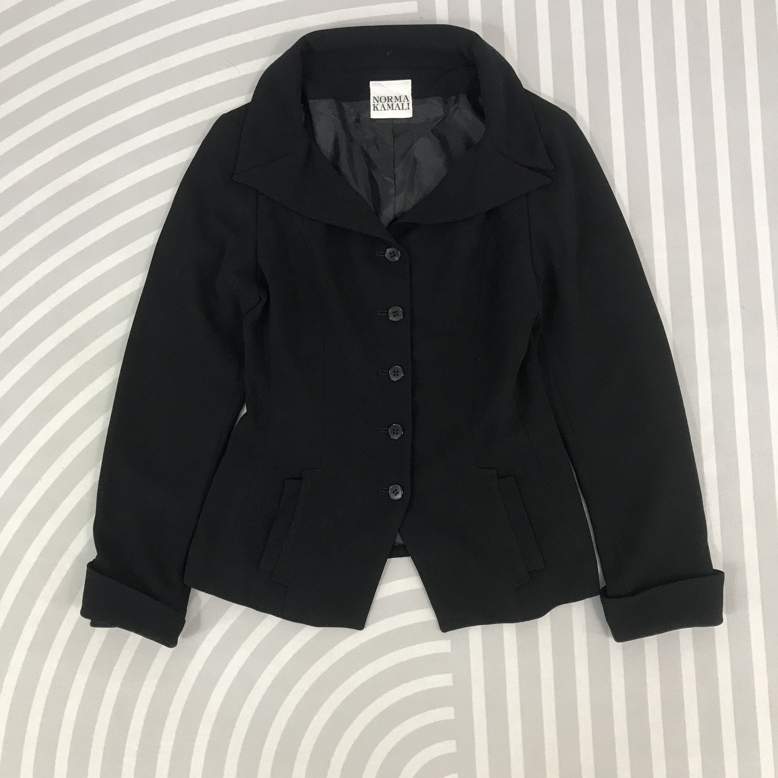 Designer × Japanese Brand × Vintage Vintage Norma Kamali button up blazer coat Jacket Size S / US 4 / IT 40 - 1 Thumbnail