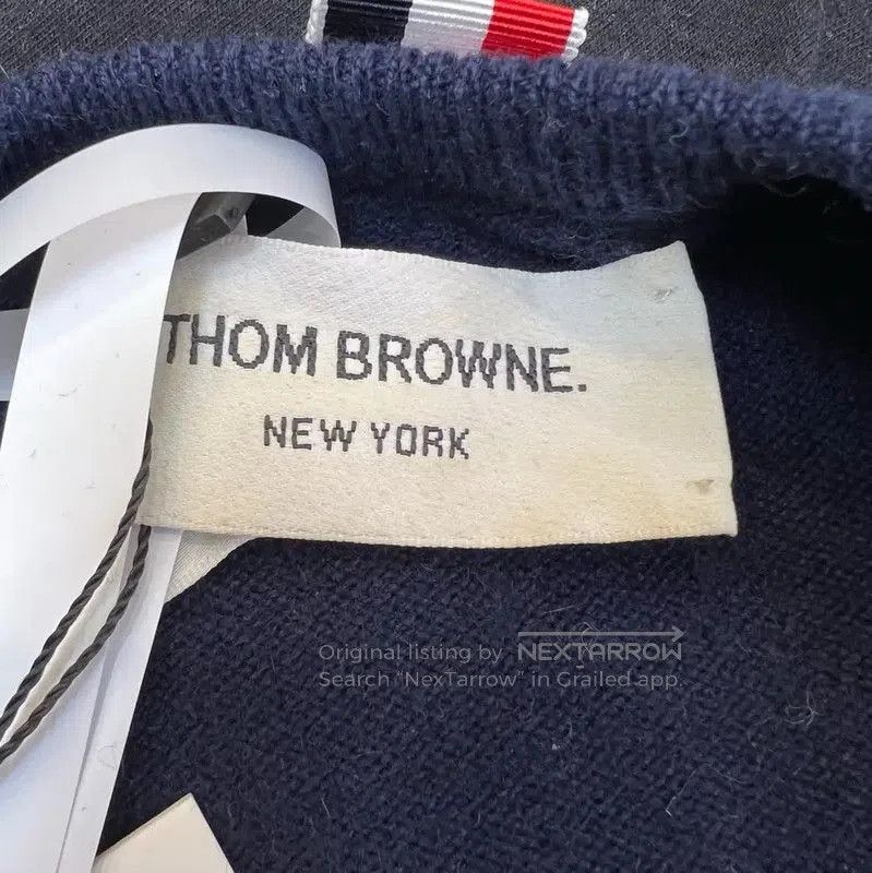 Thom Browne Thom Browne Blue Cashmere Sweater for Women . Size M / US 6-8 / IT 42-44 - 5 Thumbnail