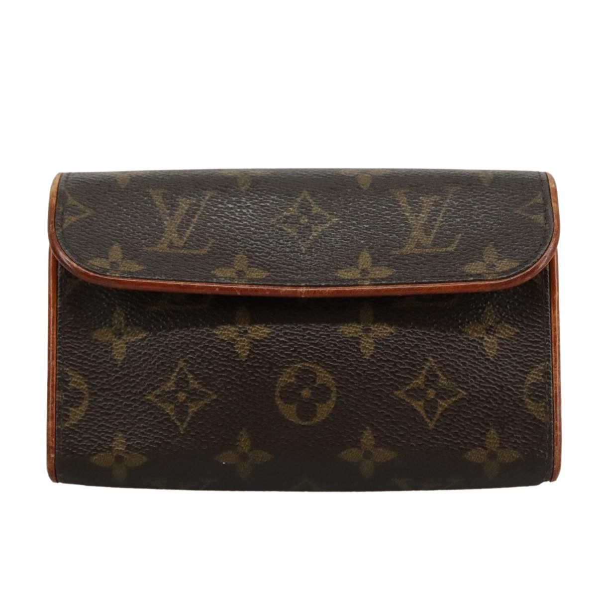 Louis Vuitton Florentine Brown Canvas Clutch Bag (Pre-Owned) Size ONE SIZE - 1 Thumbnail