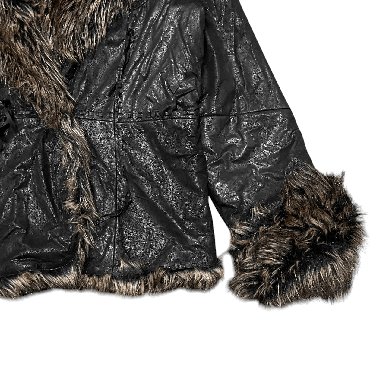 Japanese Brand Marylester Fur Jacket like if six was nine lgb hysterics Size US M / EU 48-50 / 2 - 4 Thumbnail