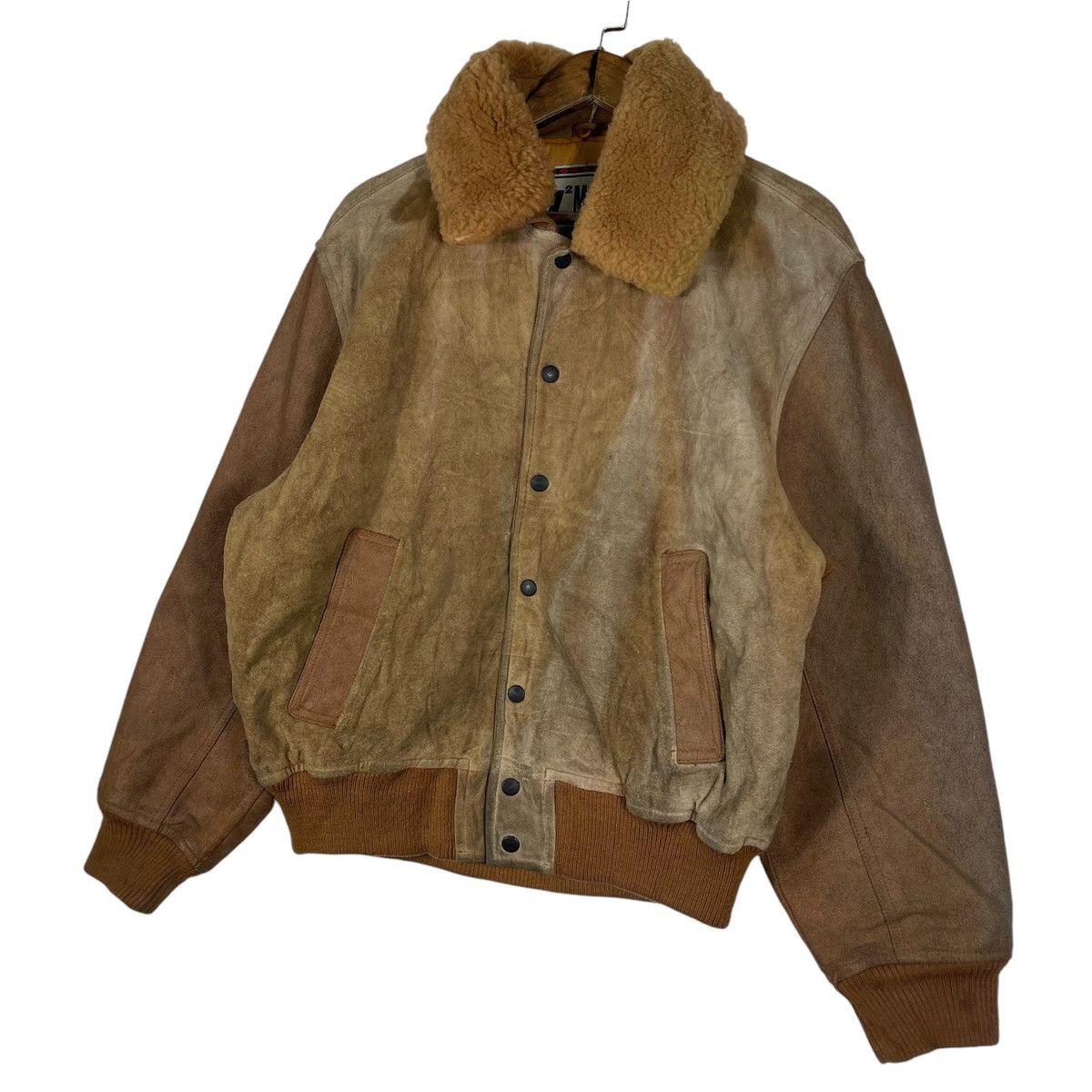 Mr. Junko Vintage Mr Junko Jeans Leather Varsity Jacket Size US M / EU 48-50 / 2 - 2 Thumbnail