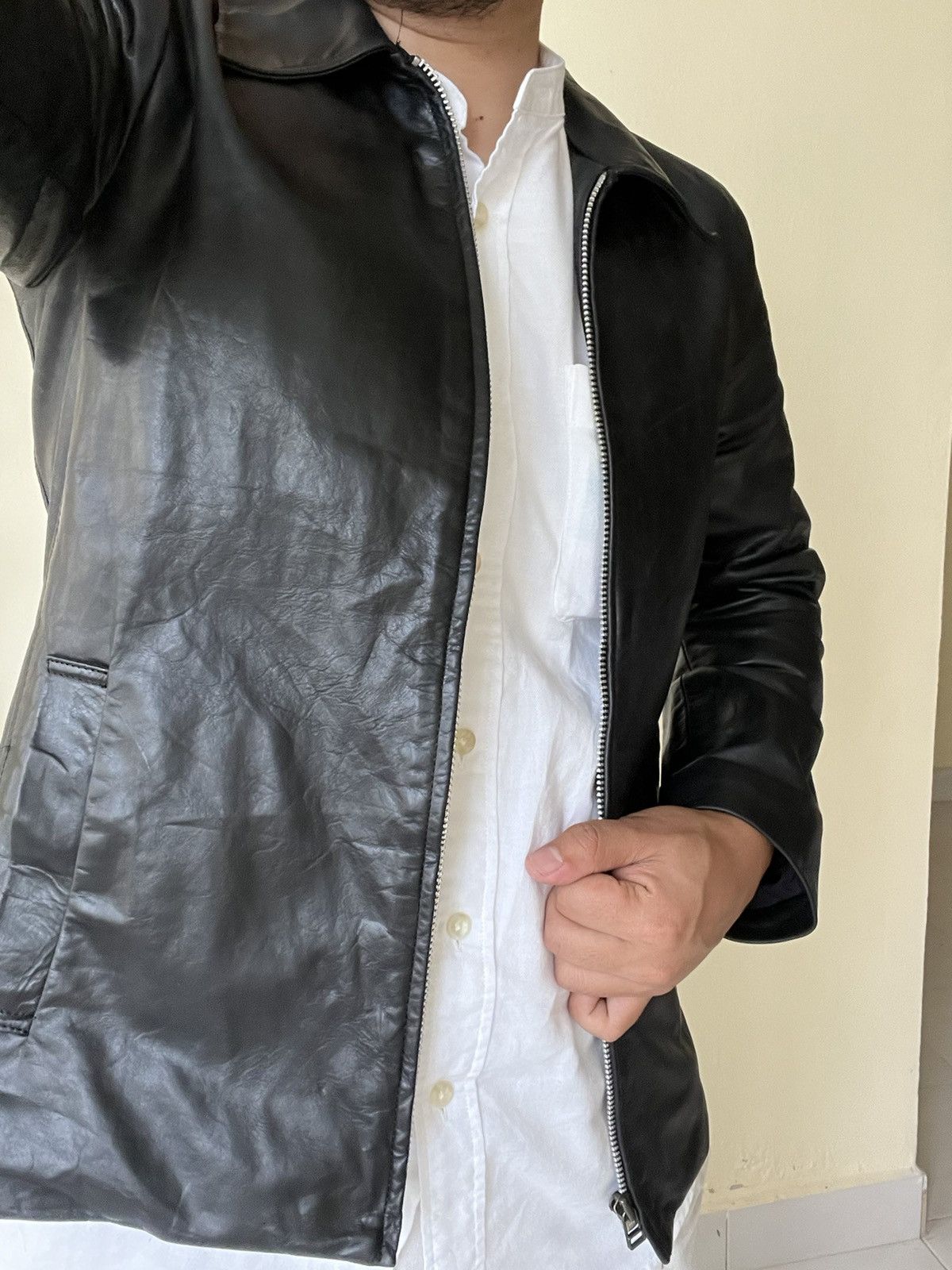 BIGI Aviator Pilot Cowhide Leather Jacket Size US XS / EU 42 / 0 - 3 Thumbnail