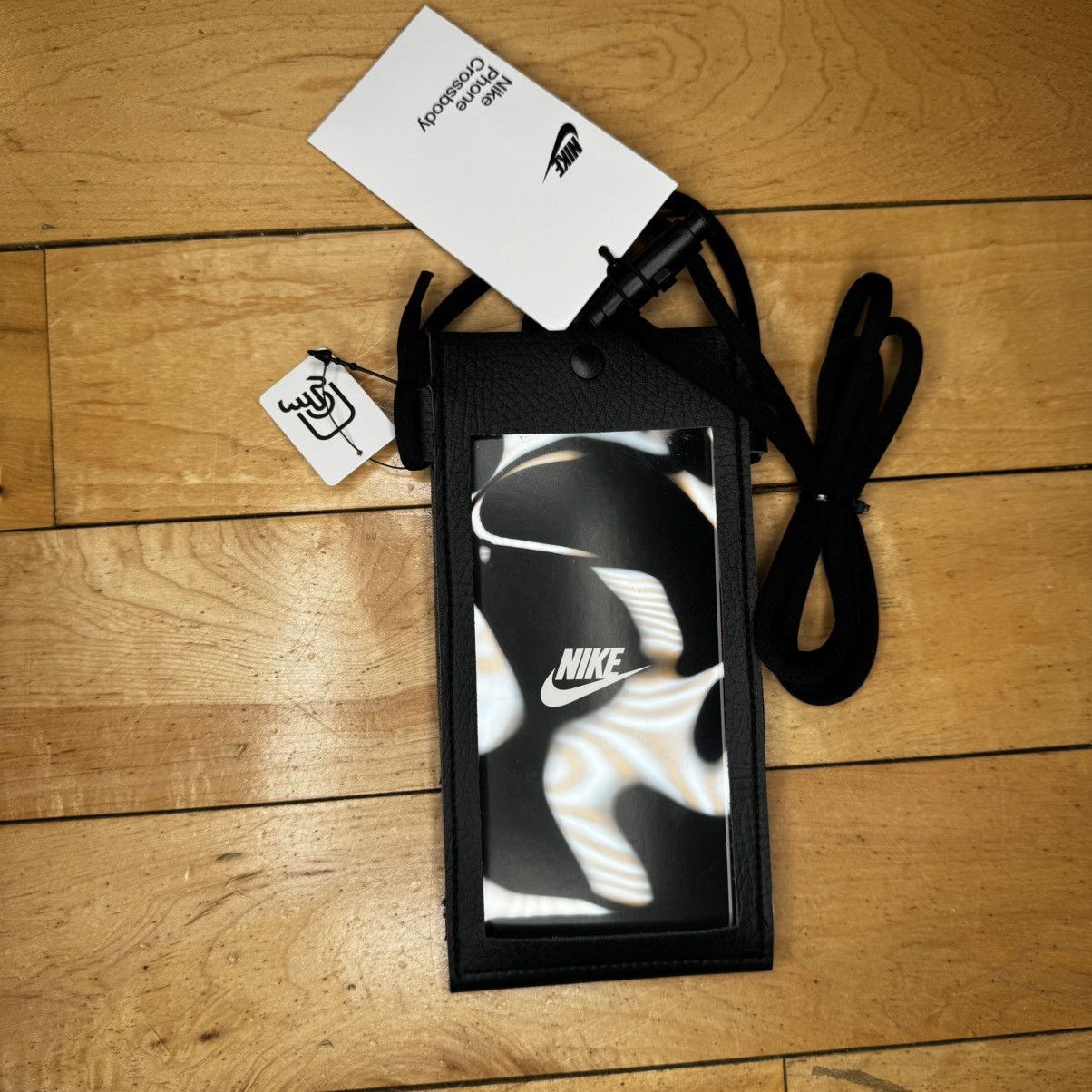 Nike Nike Premium Phone Crossbody Bag Black Tech Touch Window Size ONE SIZE - 2 Thumbnail