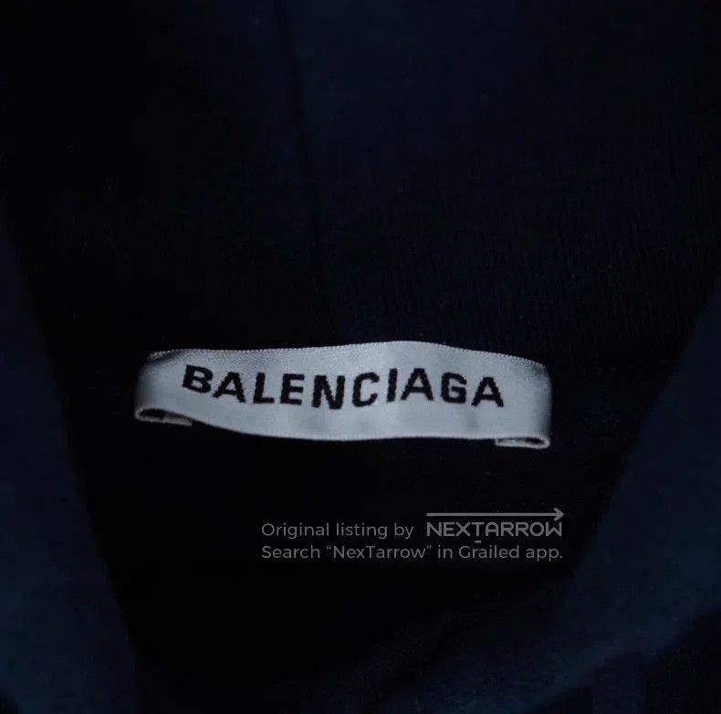 Balenciaga Balenciaga Embroidered logo hoodie Size US L / EU 52-54 / 3 - 6 Thumbnail