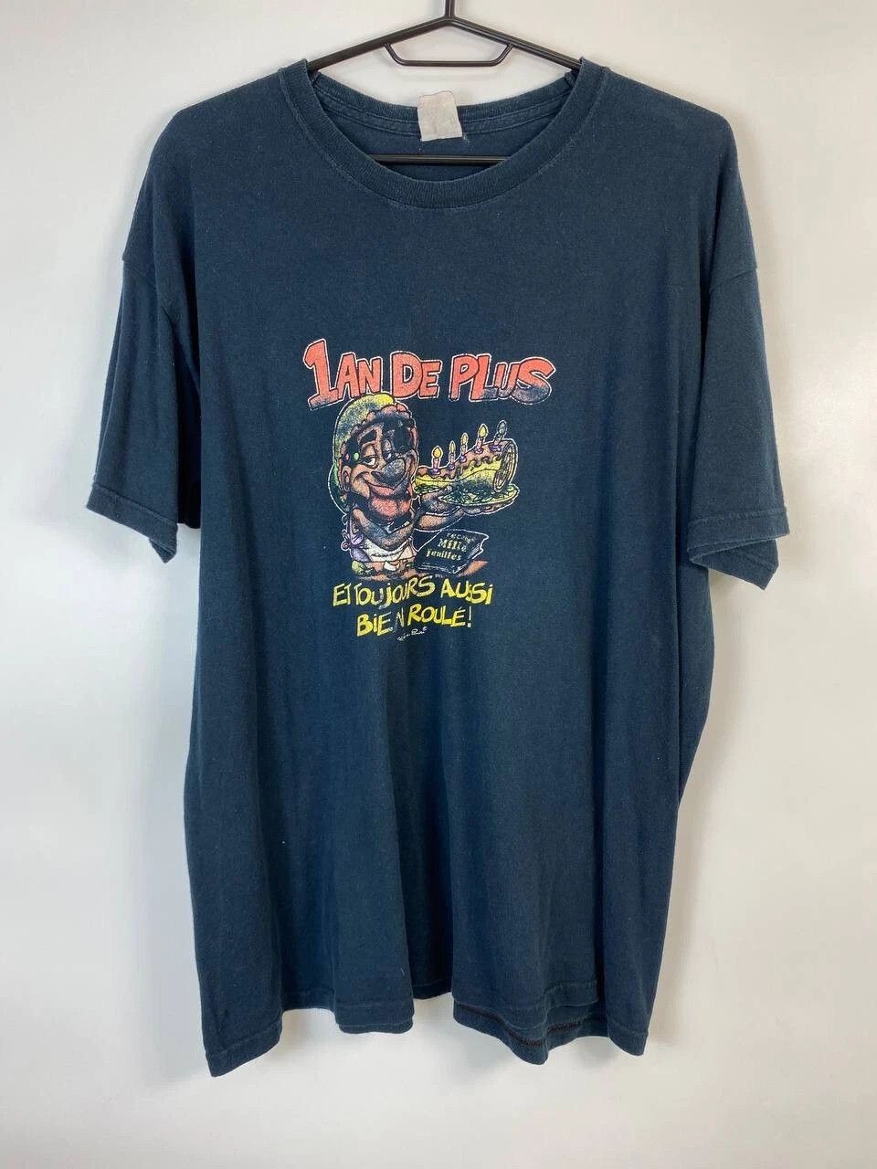 Other Vintage humor t shirt 1 an de plus Size XL Size US XL / EU 56 / 4 - 1 Thumbnail