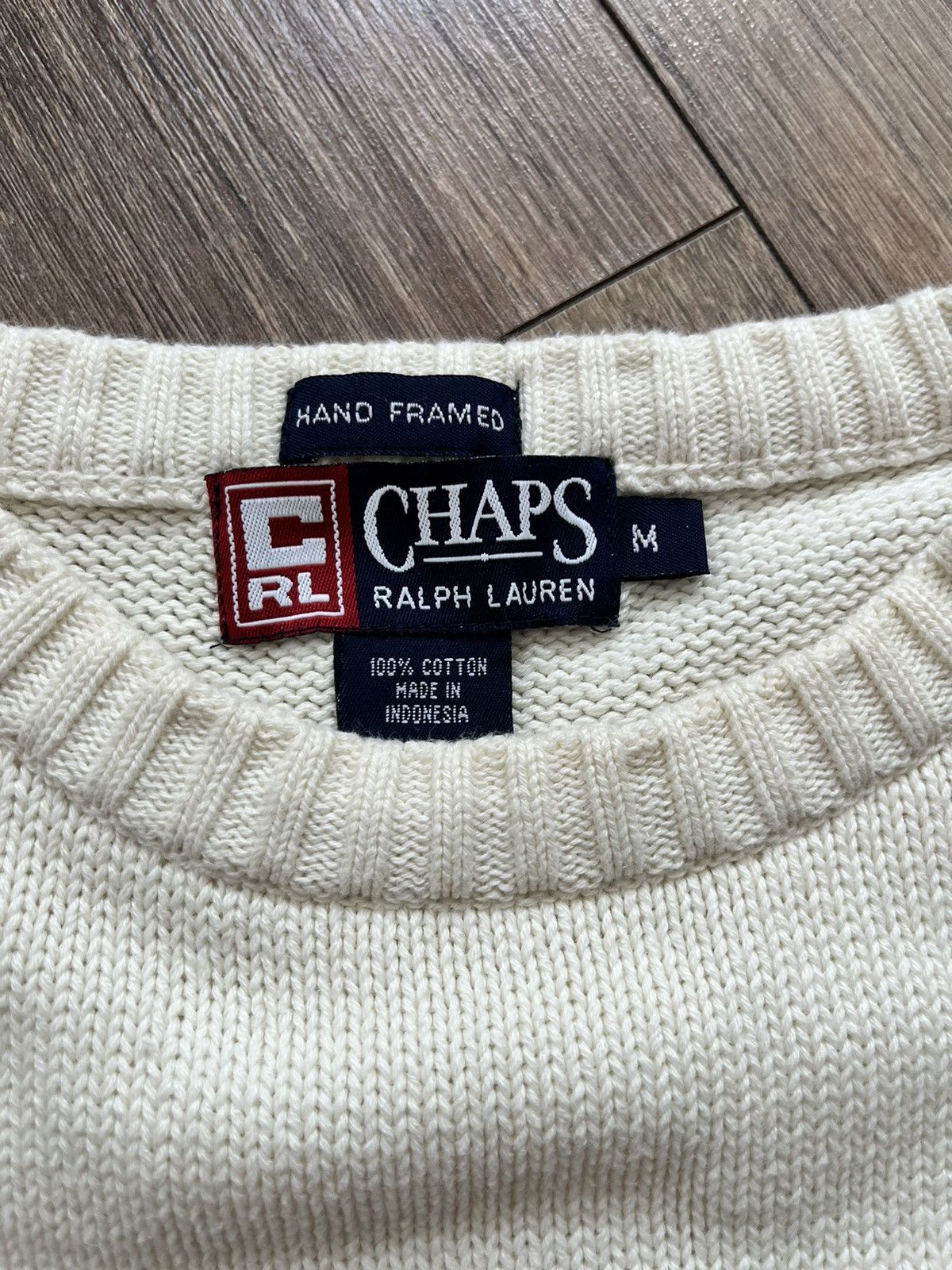 Ralph Lauren 🔥RARE🔥 Vintage Ralph Lauren Chaps Big Logo Sweter Size US M / EU 48-50 / 2 - 6 Thumbnail
