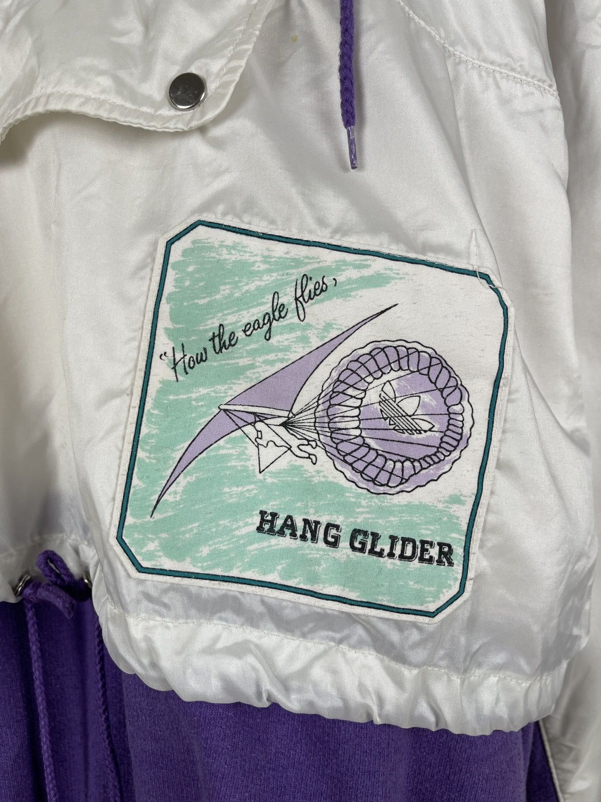 Adidas Adidas Hang Glider vintage 90s how the eagle flies anorak Size US S / EU 44-46 / 1 - 9 Thumbnail