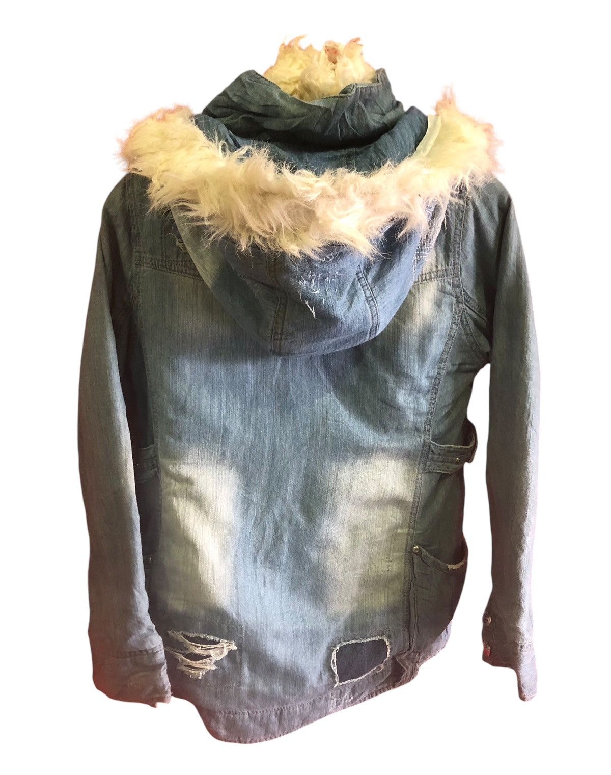 If Six Was Nine × Japanese Brand × Le Grande Bleu (L.G.B.) Rare!!Blue Backs Distressed Zipper Jacket Size US S / EU 44-46 / 1 - 4 Thumbnail