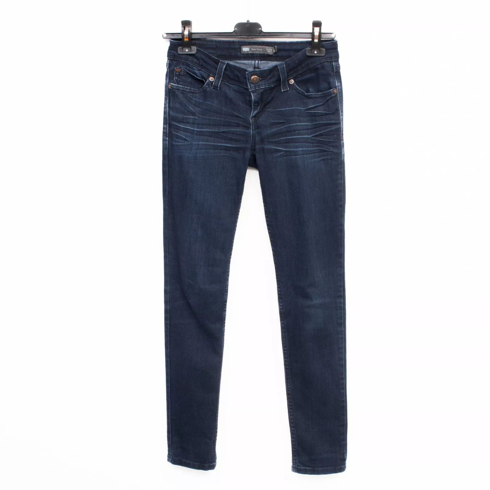 Levi's STRAUSS Demi Curve Low Skinny Jeans Women's W26 L32 Trousers Size 26" / US 2 / IT 38 - 1 Thumbnail