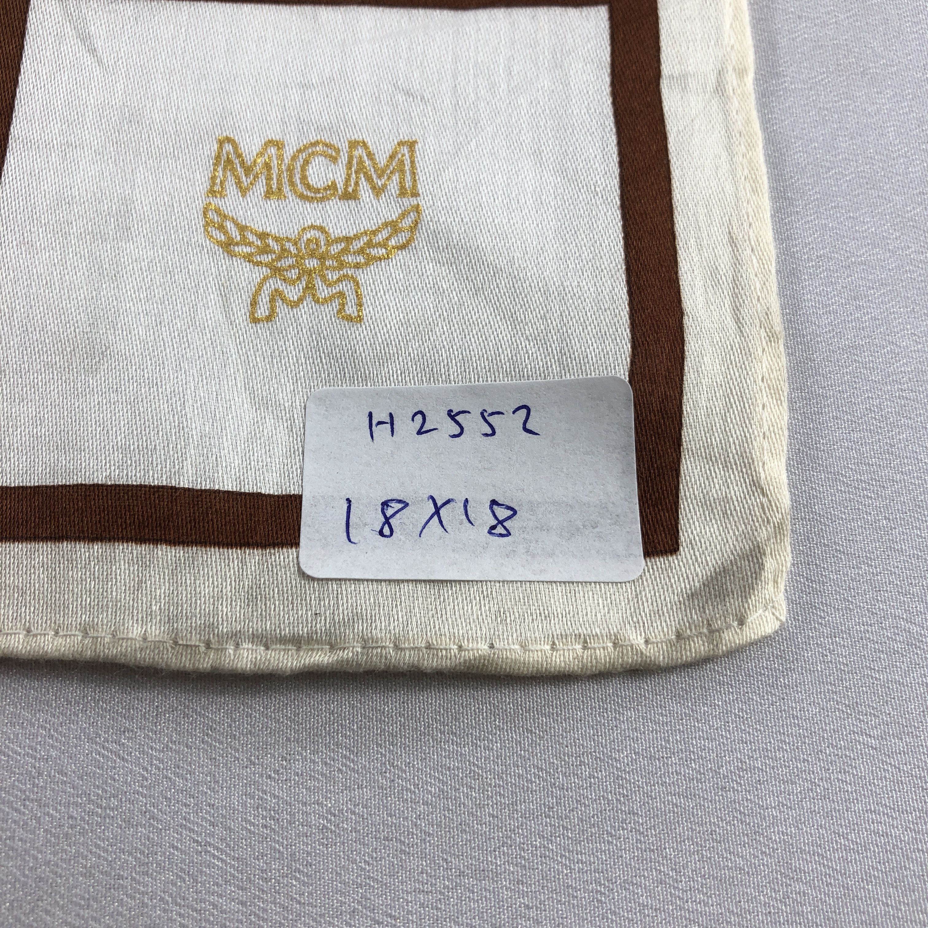 MCM MCM Monogram Handkerchief Neckerchief Bandana H2552 Size ONE SIZE - 9 Thumbnail