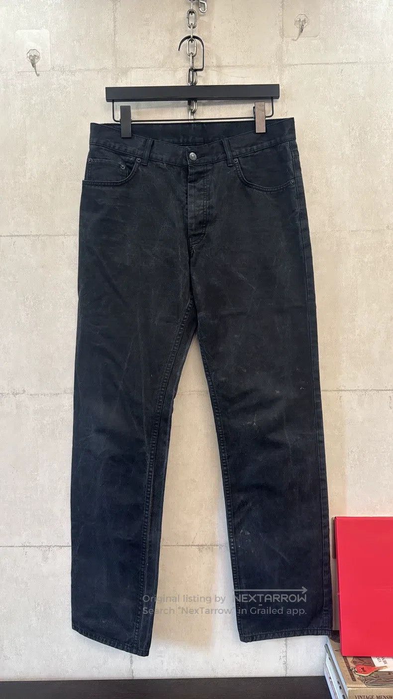 Helmut Lang Helmut Lang 2003, Black Washed, Denim Jeans Size US 33 - 1 Thumbnail
