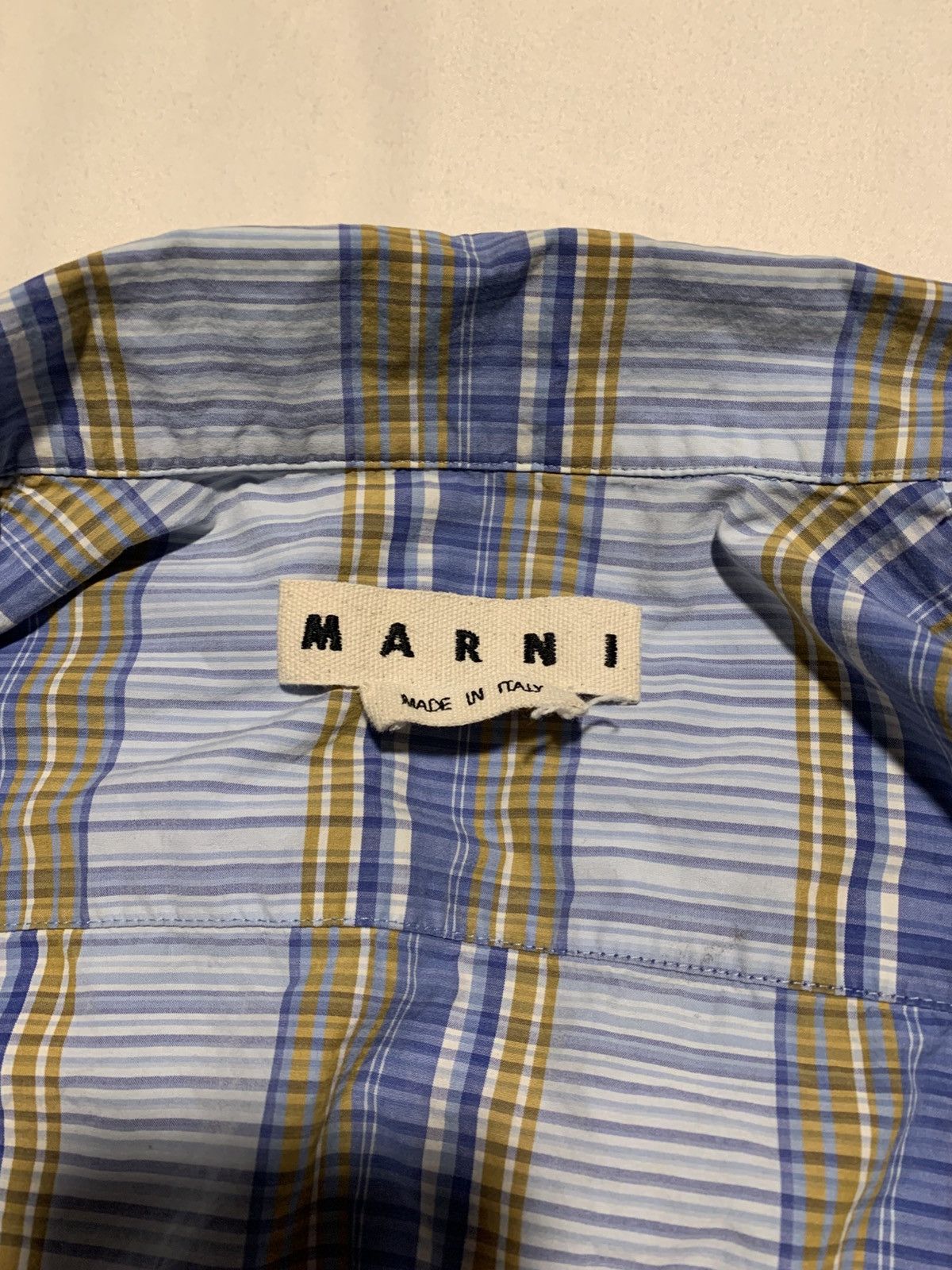 Marni marni zip up plaid work shirt Size US M / EU 48-50 / 2 - 4 Thumbnail