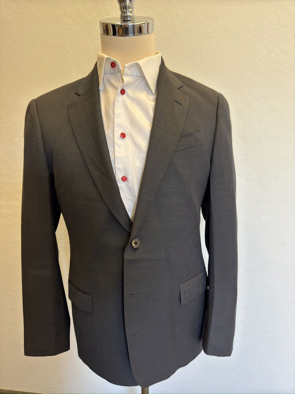 Armani Collezioni ARMANI COLLEZIONI G-Line Trim Fit Wool Blazer Size 40R - 1 Thumbnail