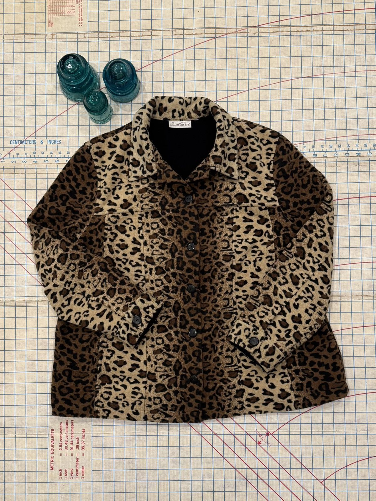 Vintage Vintage Carroll Reed Leopard Print Fleece Jacket Fits W - XL Size XL / US 12-14 / IT 48-50 - 5 Thumbnail