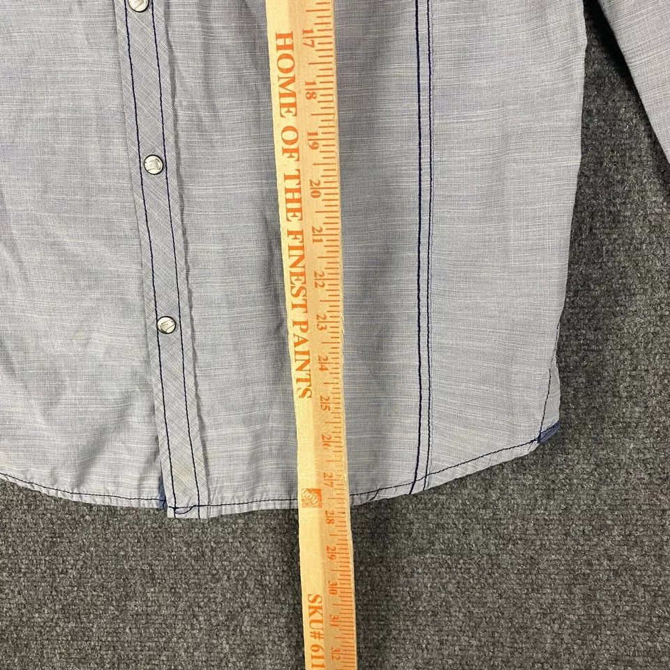 Other Various Artists Pearl Snap Shirt Men's Medium Long Sleeve M Size US M / EU 48-50 / 2 - 6 Thumbnail