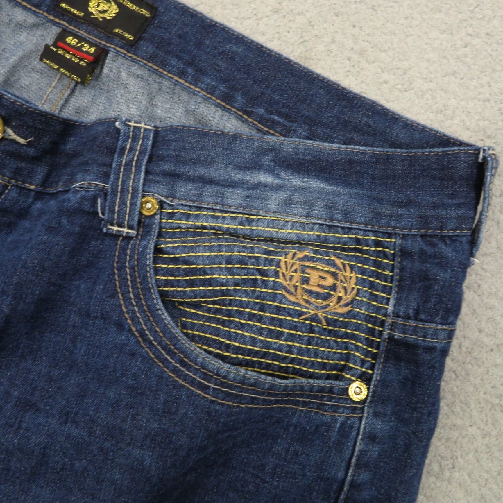 Phat Farm Phat Farm Jeans Men 46 Baggy 90s Skater Grunge VTG Vintage 32in Inseam Blue Denim 5-Pocket Wide-Leg Relaxed Regular 46 in Waist Size US 30 / EU 46 - 6 Thumbnail