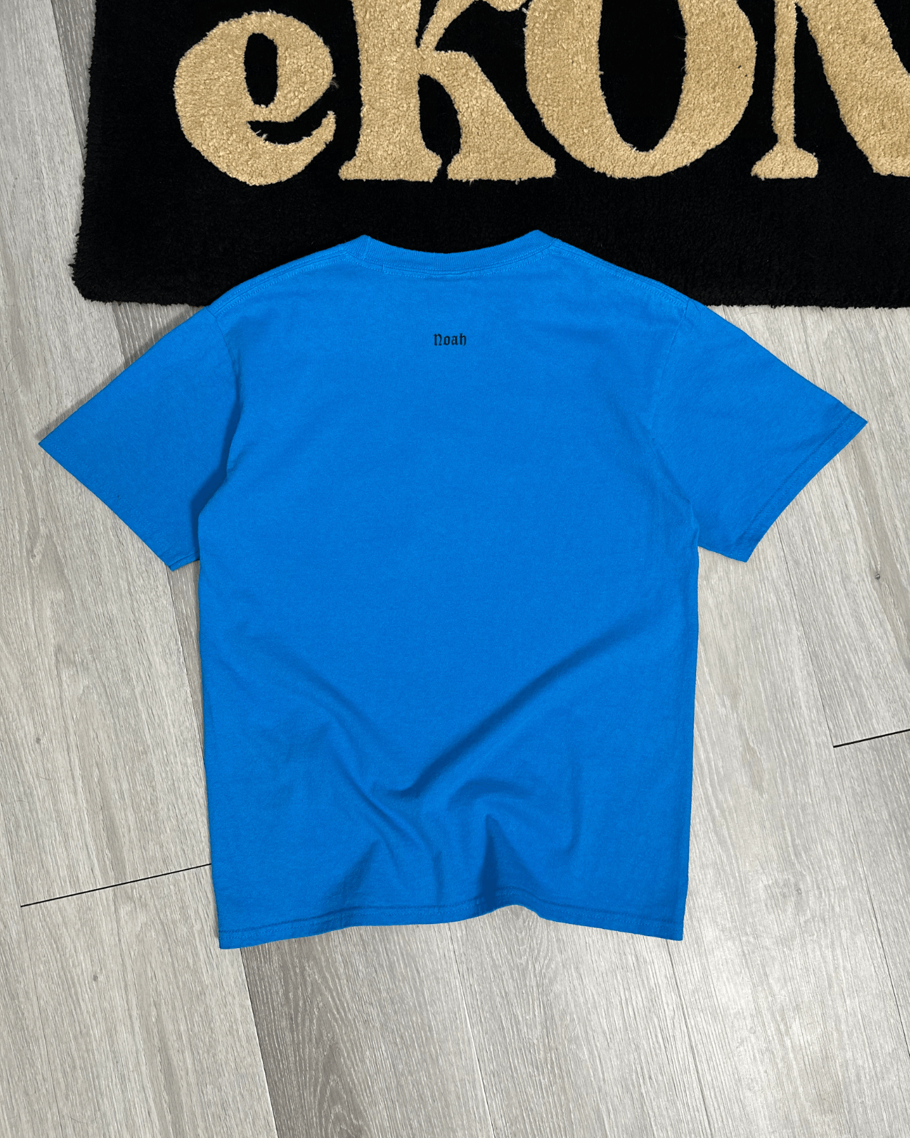 Noah Noah SS19 Vayu Wind God Embroidered Men's Blue T-Shirt - XS Size US XS / EU 42 / 0 - 2 Thumbnail