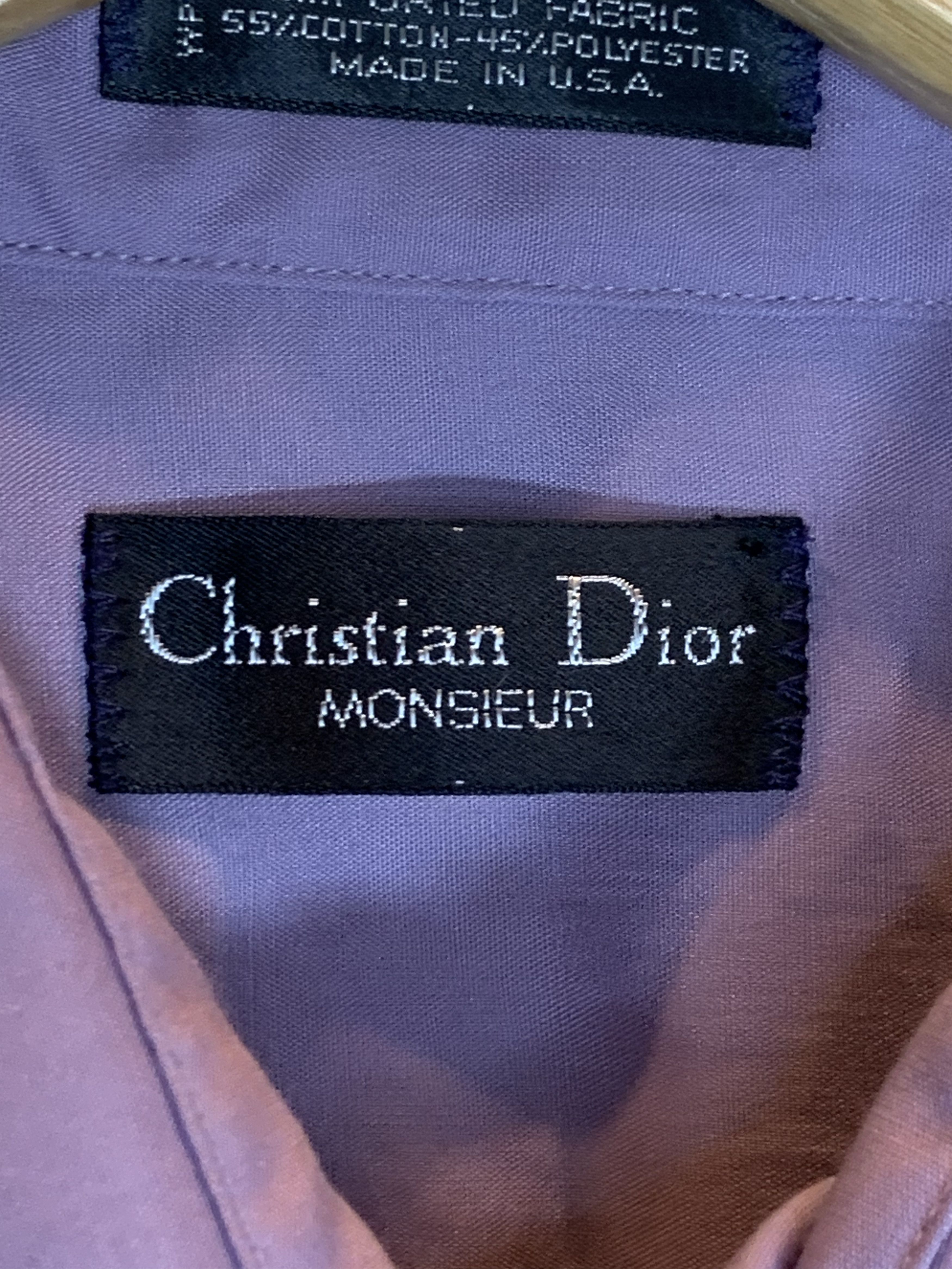 Christian Dior Monsieur RARE* Vintage Christian Dior USA-Made Pocket Button Up Shirt Size US L / EU 52-54 / 3 - 6 Thumbnail