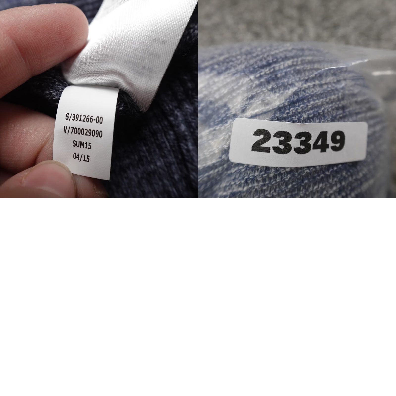 Banana Republic Banana Republic Sweater Cardigan Mens 2XL Blue Stripe Mock Neck Knit Cotton Button Pockets - Striped Knit Cardigan with Mock Neck, Long Sleeve, Casual Size US XXL / EU 58 / 5 - 9 Thumbnail