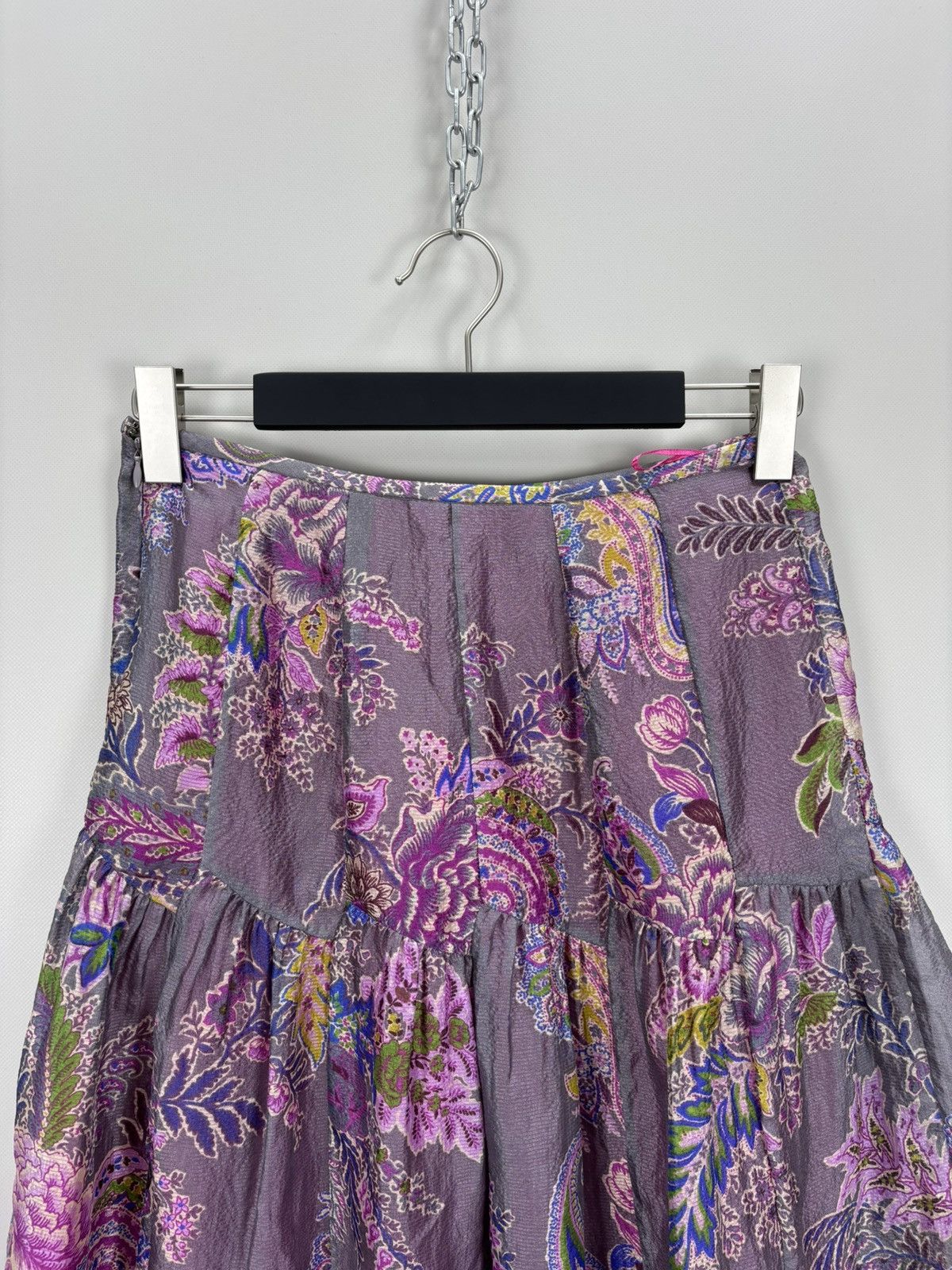 Etro Womens silk skirt ETRO Size 40 Color Multicolor Size 27" / US 4 / IT 40 - 6 Thumbnail