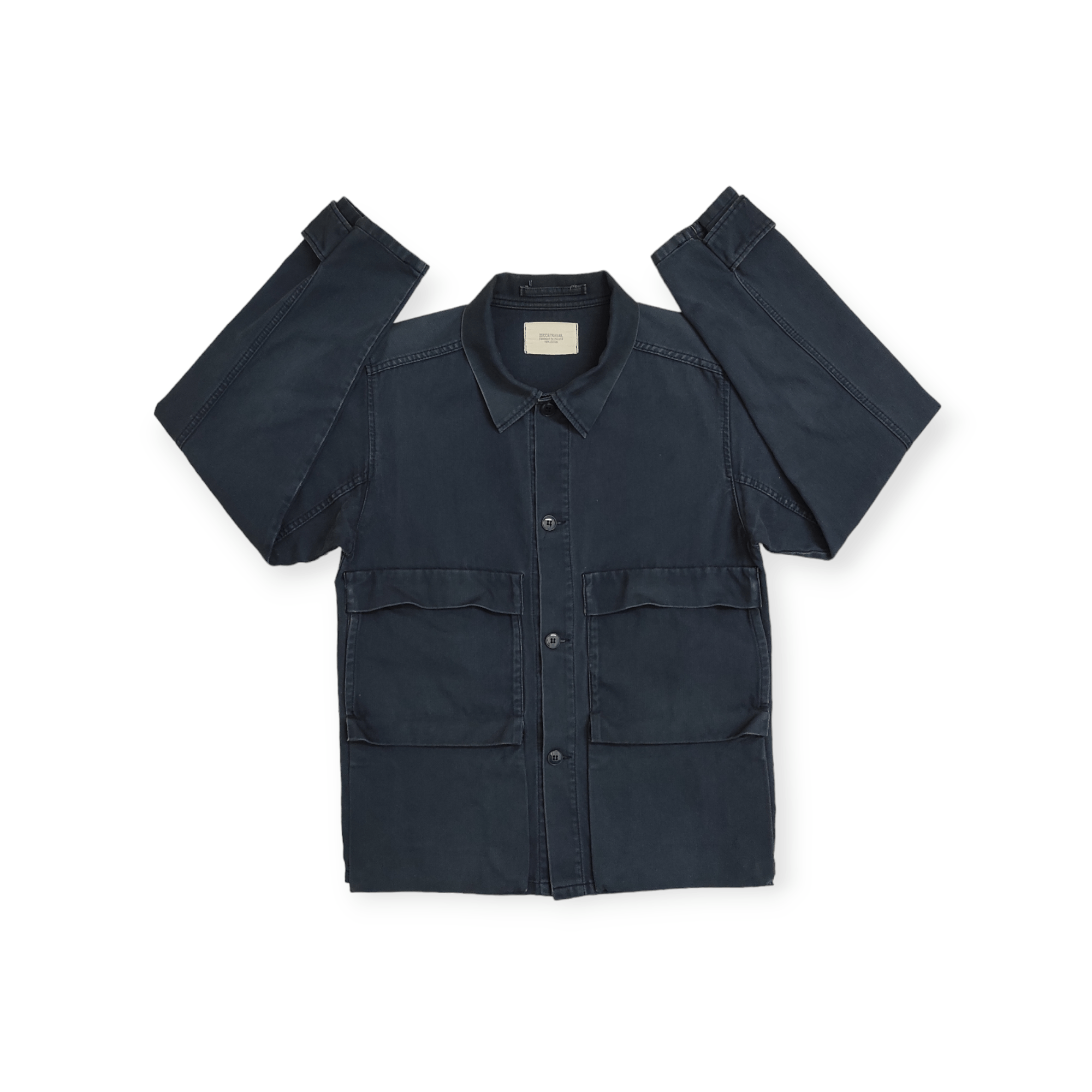 Zucca Archive 1994 ZUCCA TRAVAIL old cotton Euro work jacket Size US S / EU 44-46 / 1 - 12 Thumbnail