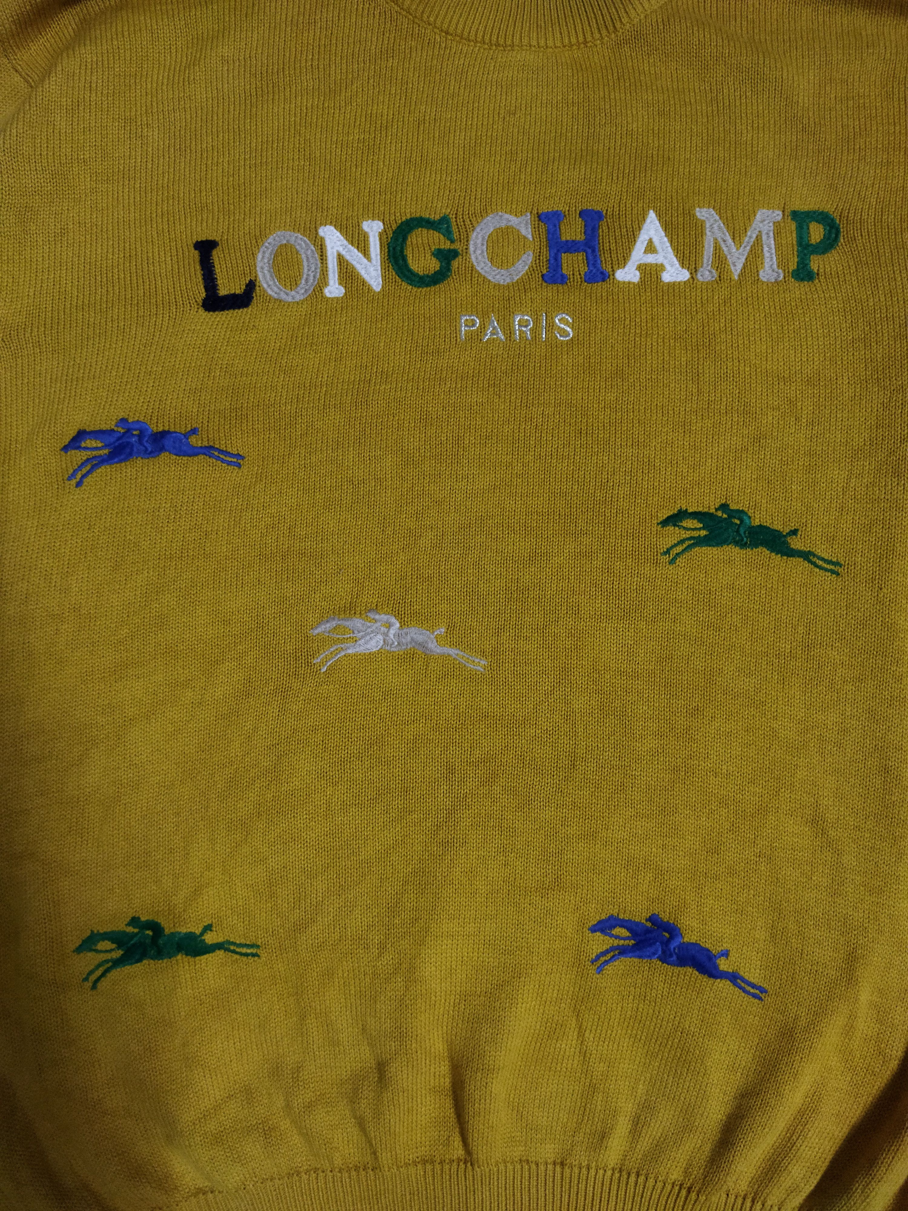 Longchamp Vintage Longchamp Sweater Size XL / US 12-14 / IT 48-50 - 2 Thumbnail