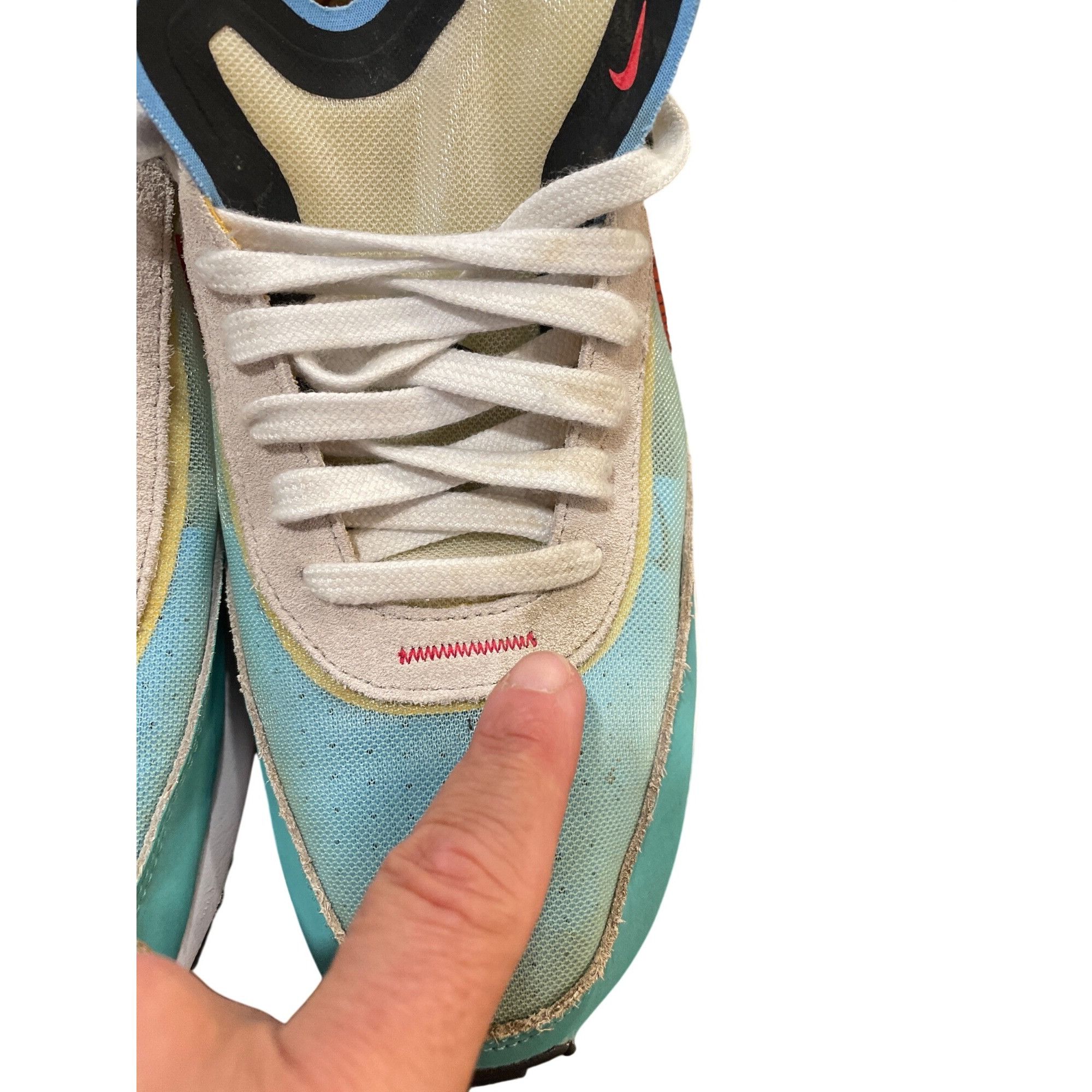 Nike Nike Waffle 1 Multi Easter University Red men low top sneake Size US 12 / EU 45 - 15 Thumbnail