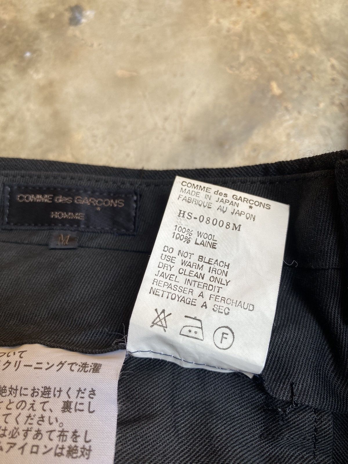 Comme des Garcons Homme Comme Des Garcons Homme Pant Size US 29 - 17 Thumbnail