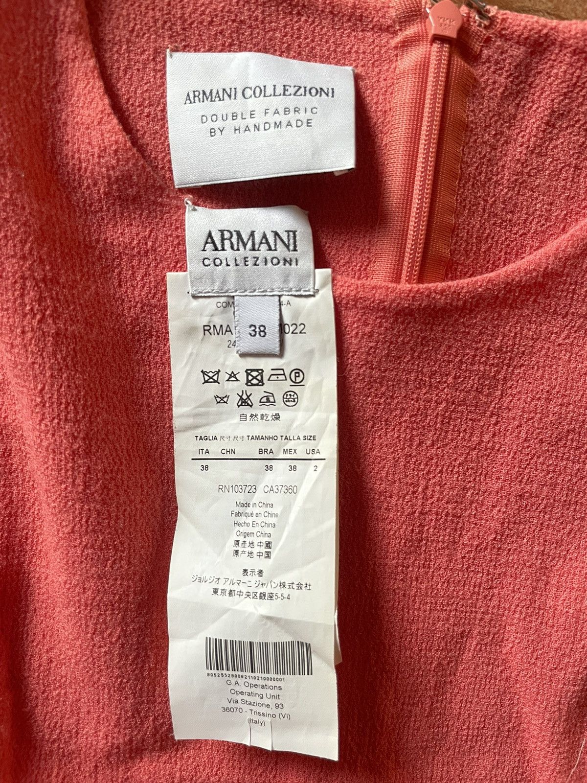 Armani Collezioni Armani Collezioni Double Fabric by Hand Made Dress Size XS / US 0-2 / IT 36-38 - 5 Thumbnail