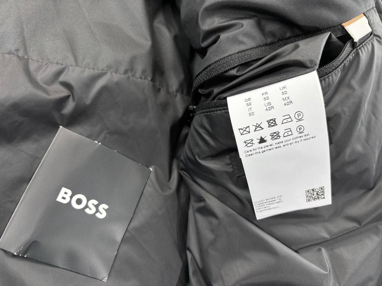 Designer × Hugo Boss Mens wool coat BOSS Size 52 Size US L / EU 52-54 / 3 - 9 Thumbnail