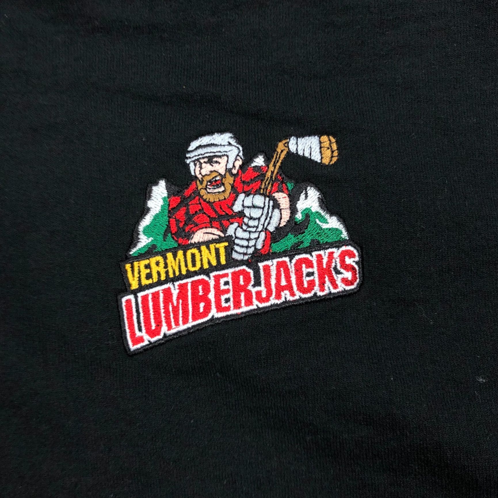Champion Vermont Lumberjacks Hoodie Mens XL Hockey Champion Sweatshirt Black Size US XL / EU 56 / 4 - 3 Thumbnail