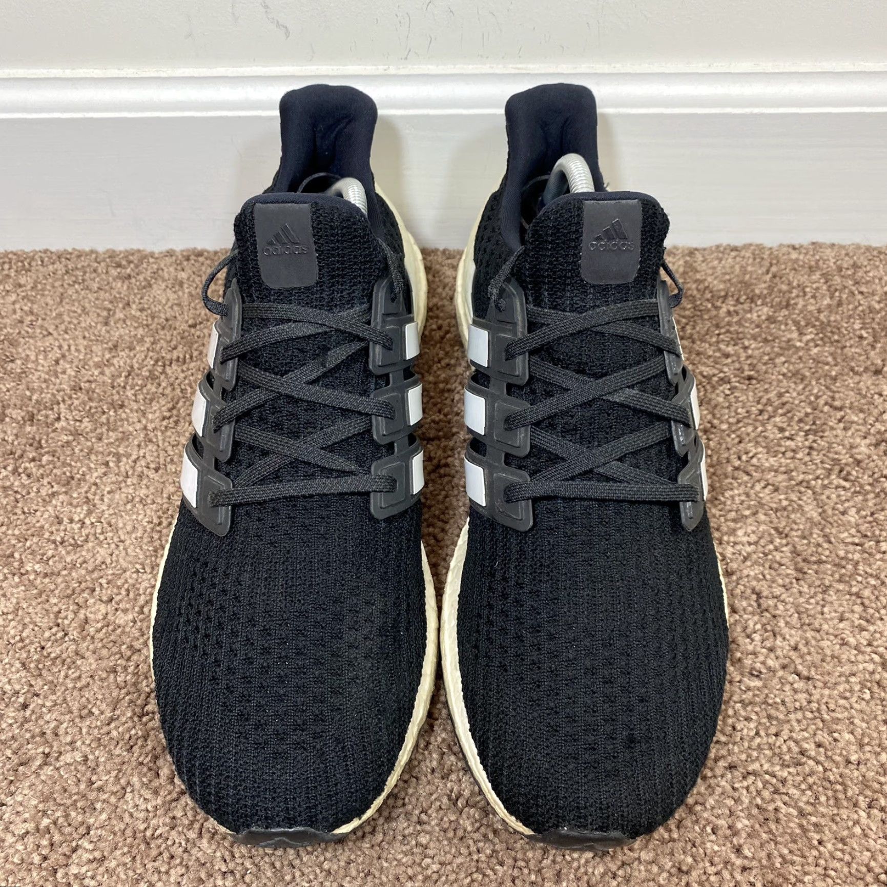 Adidas Adidas UltraBoost 4.0 Show Your Stripes Mens 11.5 Black White 2018 AQ0062 Sneaker Running Jogging Walking Size US 12 / EU 45 - 4 Thumbnail