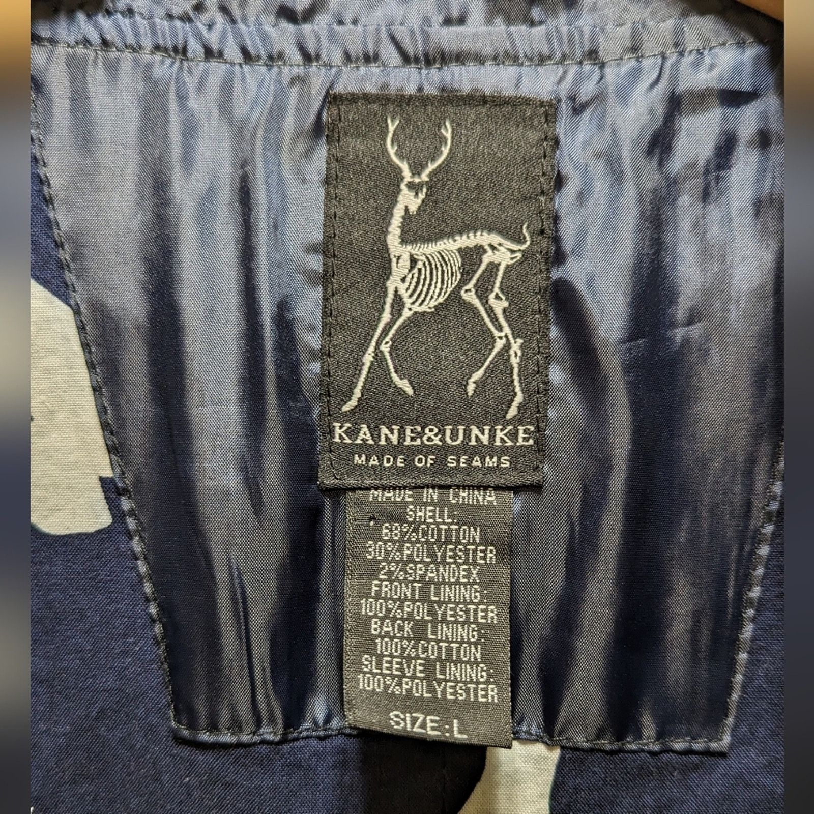 Kane & Unke kane and unke jacket large men's rn141781 Size US L / EU 52-54 / 3 - 5 Thumbnail