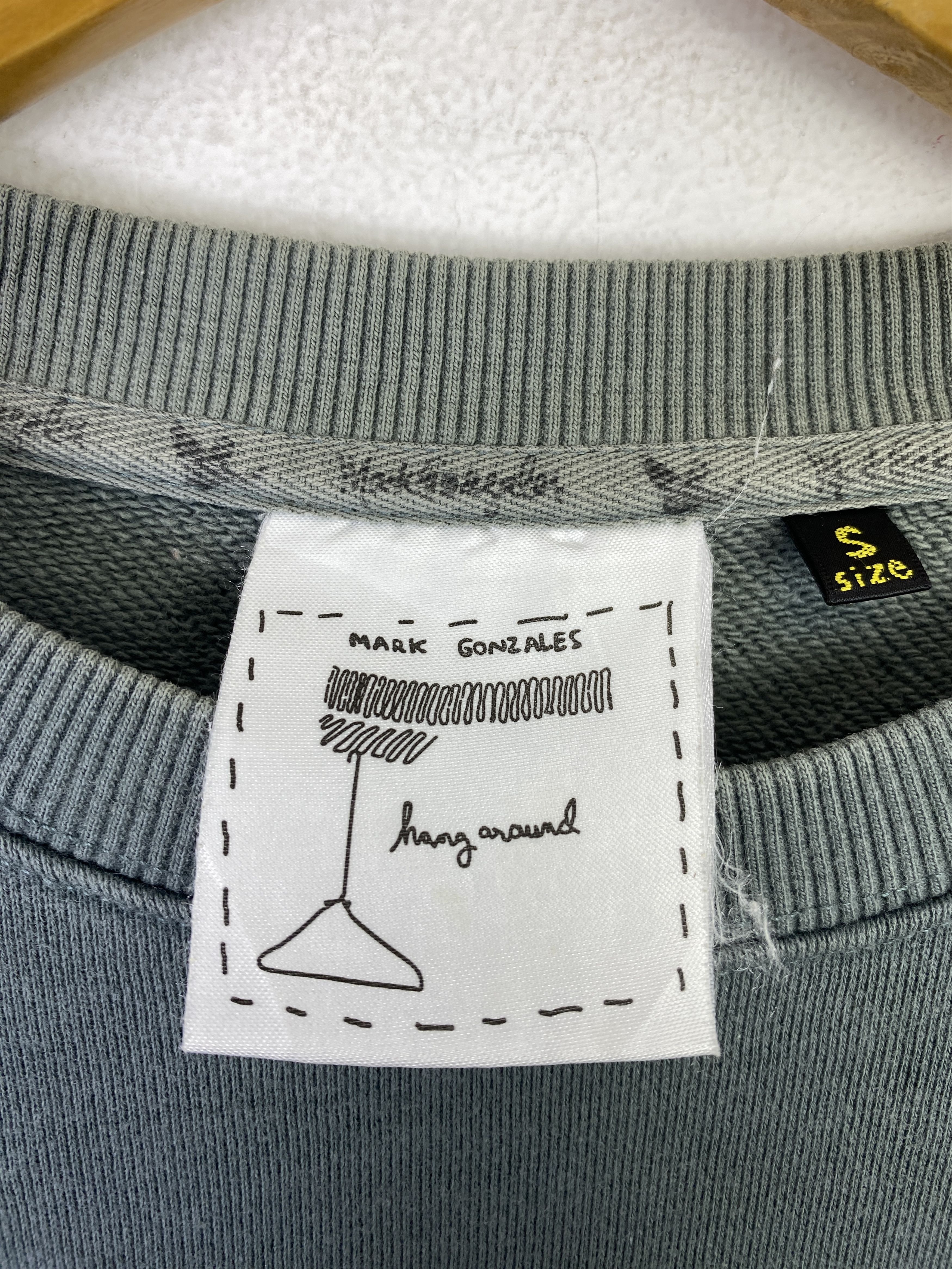 Other Vintage Mark Gonzales Backhit Crewneck Sweatshirt SH0357 Size US S / EU 44-46 / 1 - 5 Thumbnail