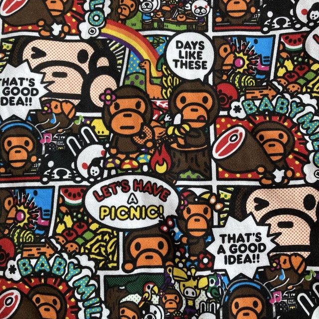 Bape BAPE Comic Milo & Lisa full zip hoodie a bathing ape Size US L / EU 52-54 / 3 - 2 Thumbnail