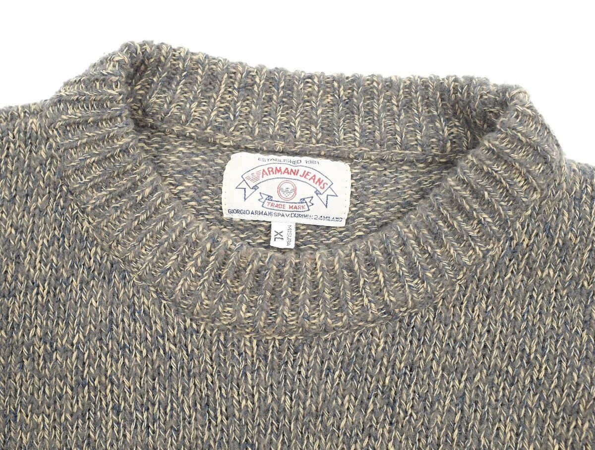 Armani Armani Vintage Wool Linen Sweater Size US XL / EU 56 / 4 - 6 Thumbnail