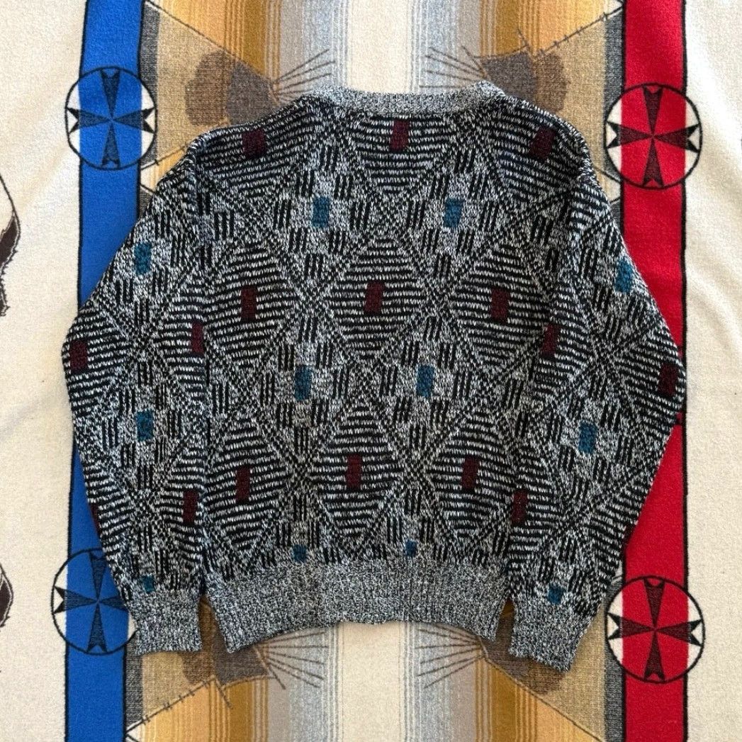 Vintage VINTAGE Barnaby Sweater Cardigan Knit 90s Grunge Kurt Cobain Size L Gray Mens Long Sleeve Acrylic Knit Regular Fit Size US L / EU 52-54 / 3 - 5 Thumbnail