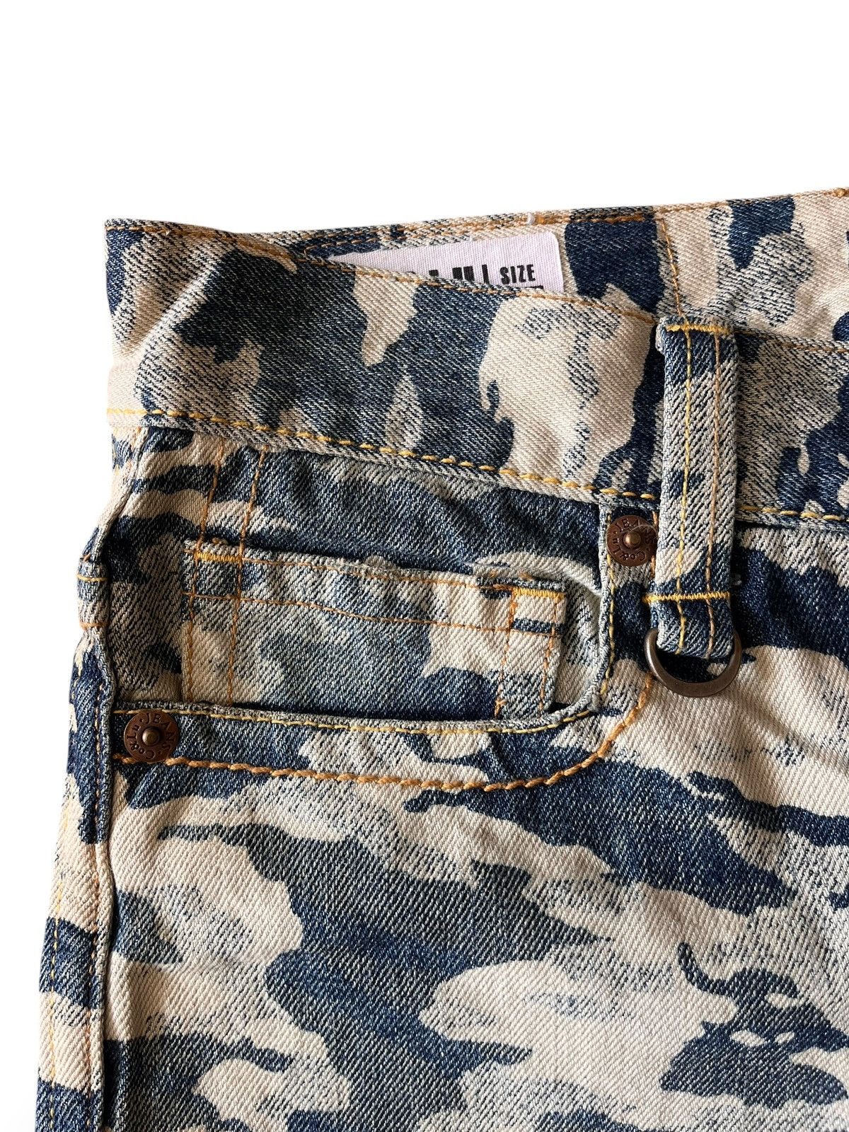 If Six Was Nine Japanese Brand Co & Lu Fullprint Jeans Size US 30 / EU 46 - 20 Thumbnail