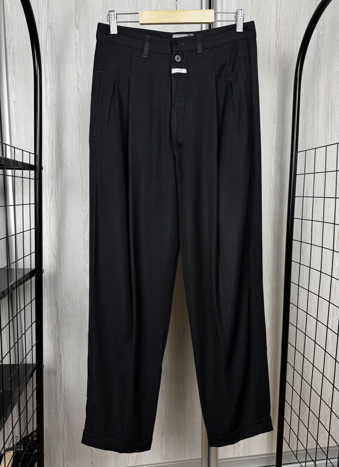 Marithe + Francois Girbaud 80s Marithe Francois Girbaud x Closed black parachute pants Size 30" / US 8 / IT 44 - 1 Thumbnail